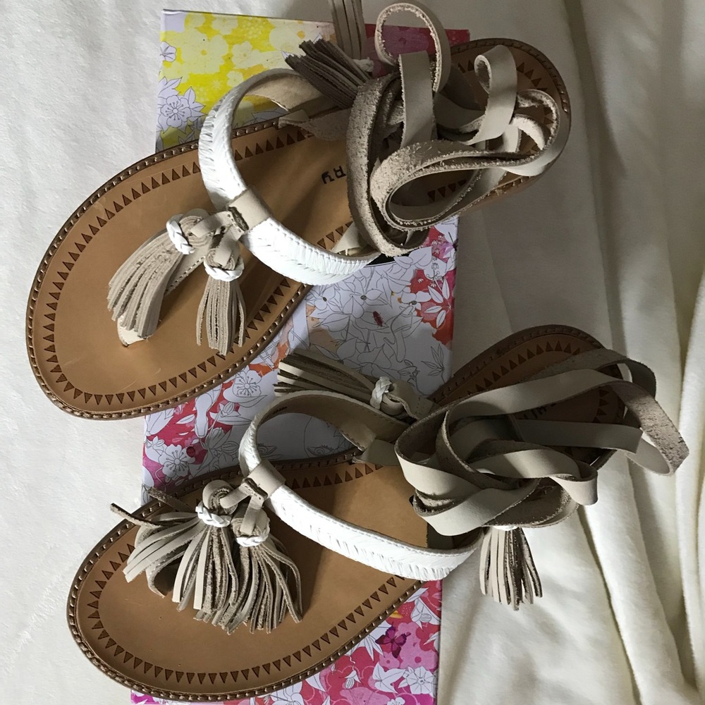 Chinese Laundry tassel sandals